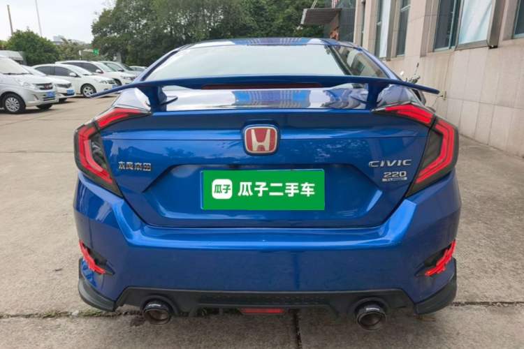 Used Honda Civic 2019 220TURBO CVT Dynamic Edition China VI Rear