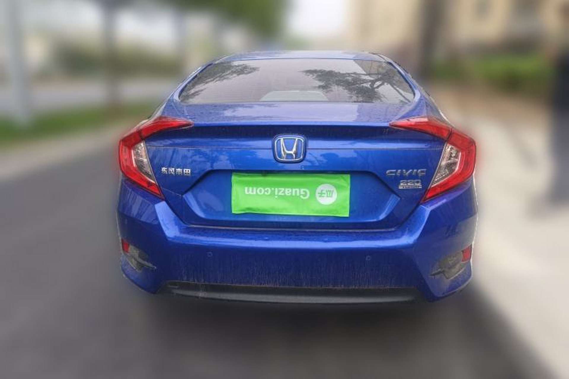 Used Honda Civic 2019 220TURBO CVT Dynamic Edition China VI Rear