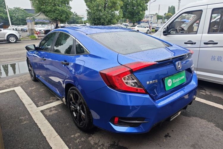 Used Honda Civic 2019 220TURBO CVT Dynamic Edition China VI Emission Standard Rear Left 45 Deg