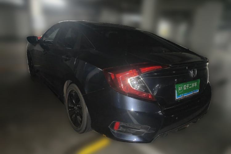 Used Honda Civic 2019 220TURBO CVT Dynamic Edition China VI Emission Standard Rear Left 45 Deg