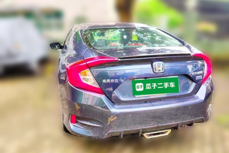 Used Honda Civic 2019 220TURBO CVT Dynamic Edition China VI Emission Standard Rear Left 45 Deg