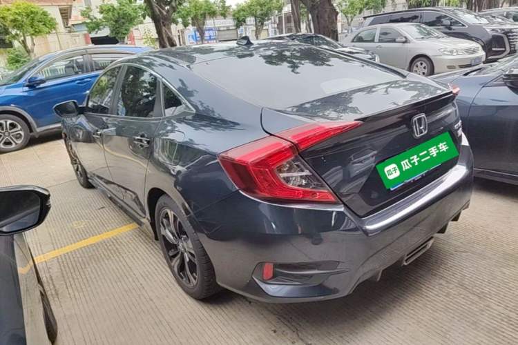 Used Honda Civic 2019 220TURBO CVT Dynamic Edition China VI Emission Standard Rear Left 45 Deg
