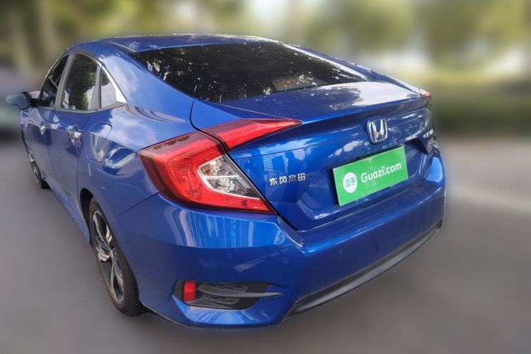 Used Honda Civic 2019 220TURBO CVT Power Edition China VI Emission Standard Rear Left 45 Deg