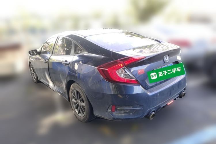 Used Honda Civic 2019 180TURBO CVT Shangdong Edition China VI Rear Left 45 Deg