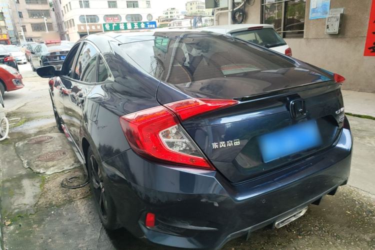 Used Honda Civic 2019 220TURBO CVT Dynamic Edition China VI Emission Standard Rear Left 45 Deg
