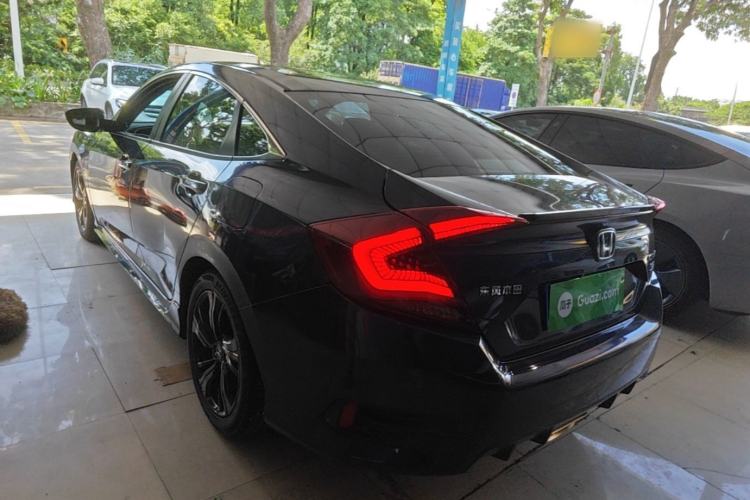 Used Honda Civic 2019 220TURBO CVT Dynamic Edition China VI Emission Standard Rear Left 45 Deg