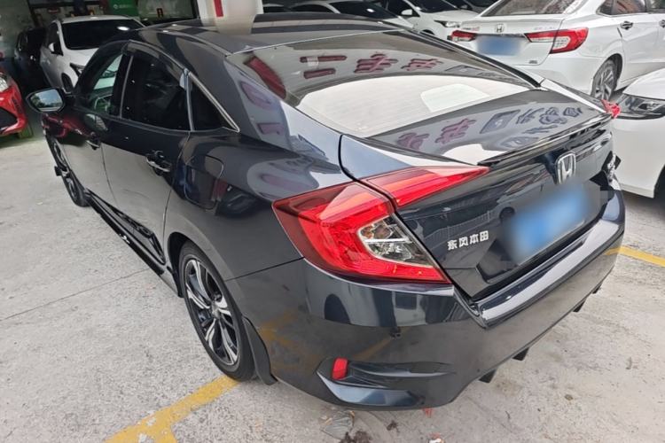 Used Honda Civic 2019 220TURBO CVT Dynamic Edition China VI Emission Standard Rear Left 45 Deg