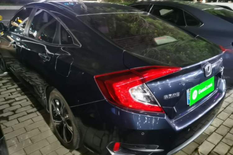 Used Honda Civic 2019 220TURBO CVT Power Edition China VI Emission Standard Rear Left 45 Deg