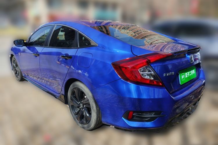Used Honda Civic 2019 220TURBO CVT Dynamic Edition China VI Emission Standard Rear Left 45 Deg