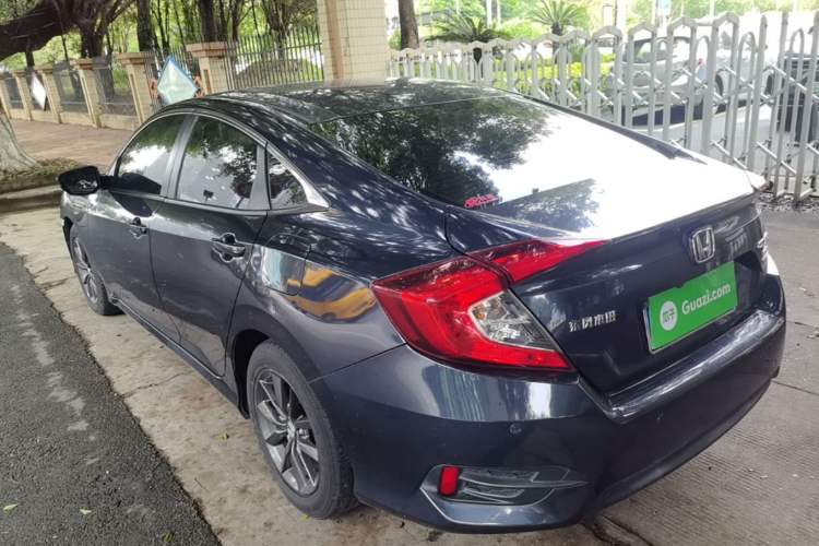 Used Honda Civic 2019 180TURBO CVT Shangdong Edition China VI Rear Left 45 Deg