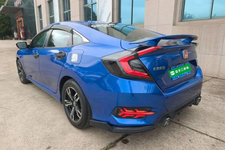 Used Honda Civic 2019 220TURBO CVT Dynamic Edition China VI Rear Left 45 Deg