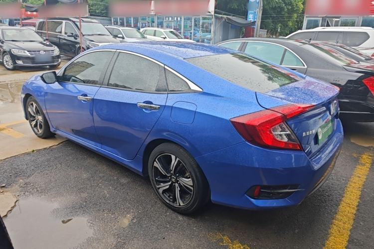 Used Honda Civic 2019 220TURBO CVT Power Edition China VI Emission Standard Rear Left 45 Deg