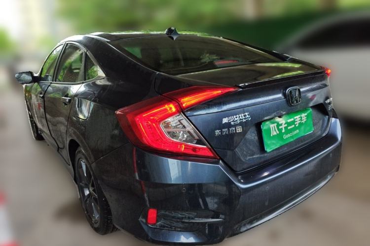 Used Honda Civic 2019 220TURBO CVT Dynamic Edition China VI Rear Left 45 Deg