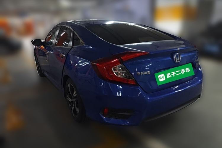 Used Honda Civic 2019 220TURBO CVT Power Edition China VI Emission Standard Rear Left 45 Deg