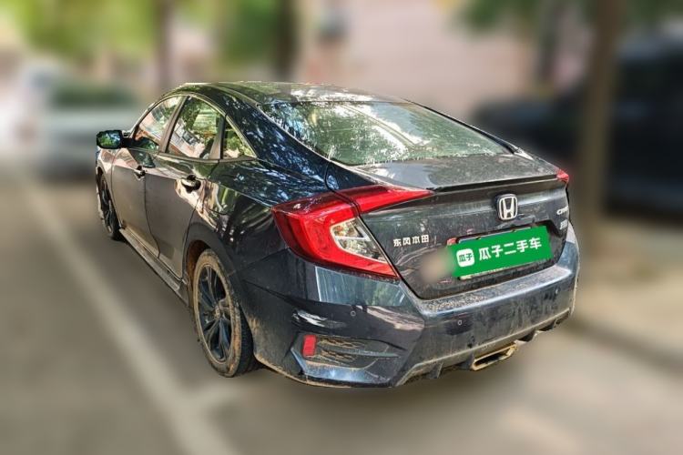 Used Honda Civic 2019 220TURBO CVT Dynamic Edition China V Emission Standard Rear Left 45 Deg