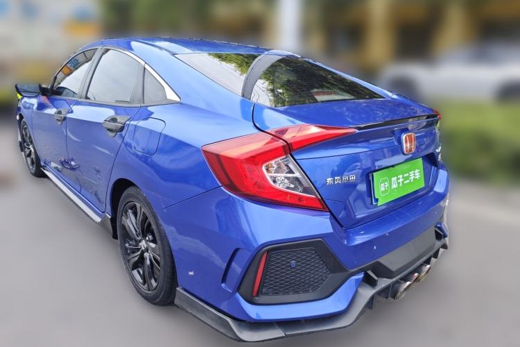 Used Honda Civic 2019 220TURBO CVT Dynamic Edition China VI Emission Standard Rear Left 45 Deg