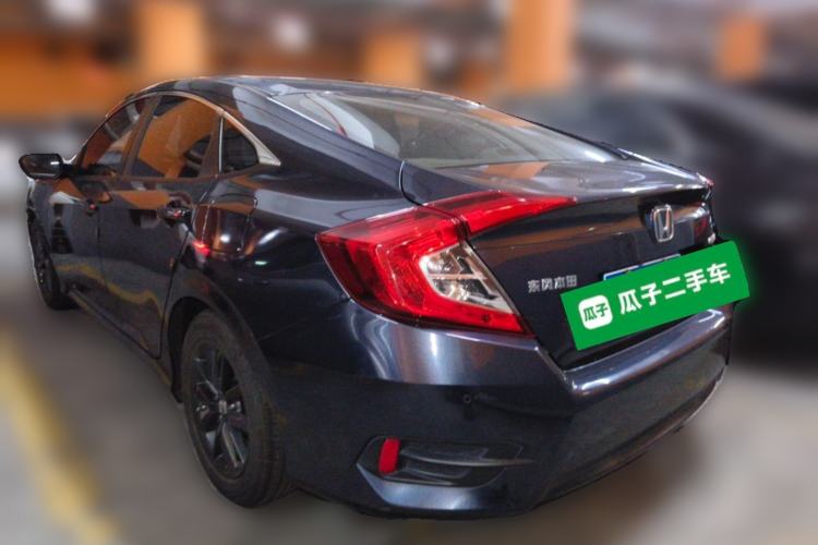 Used Honda Civic 2019 220TURBO CVT Dynamic Edition China VI Rear Left 45 Deg
