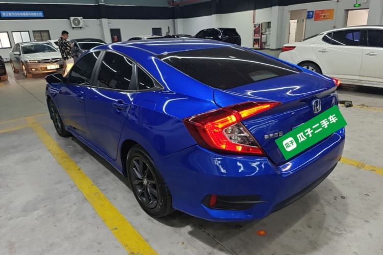 Used Honda Civic 2019 220TURBO CVT Dynamic Edition China VI Rear Left 45 Deg