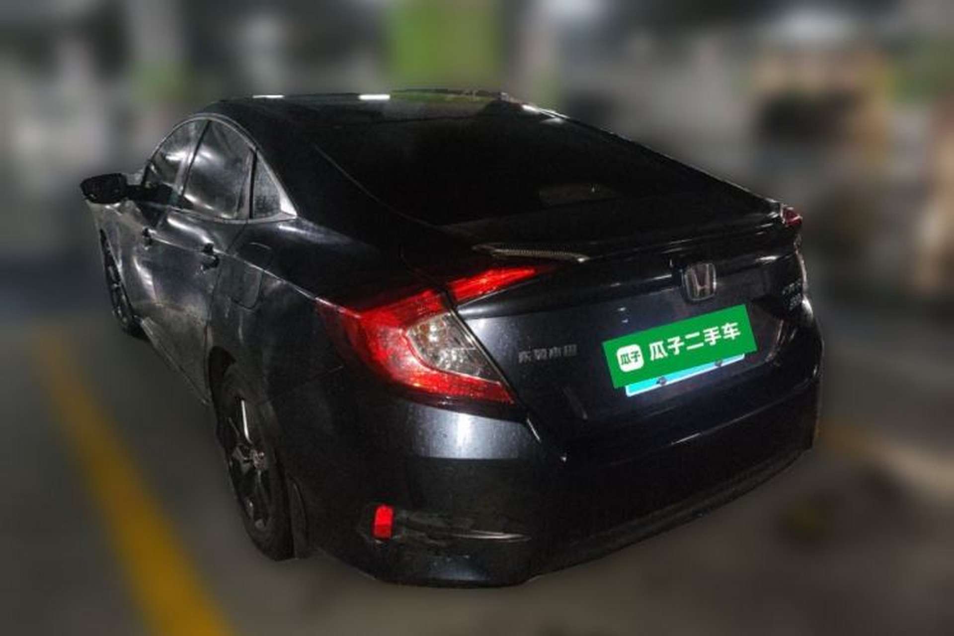 Used Honda Civic 2019 220TURBO CVT Dynamic Edition China V Rear Left 45 Deg
