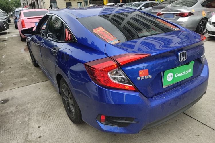 Used Honda Civic 2019 220TURBO CVT Dynamic Edition China VI Rear Left 45 Deg