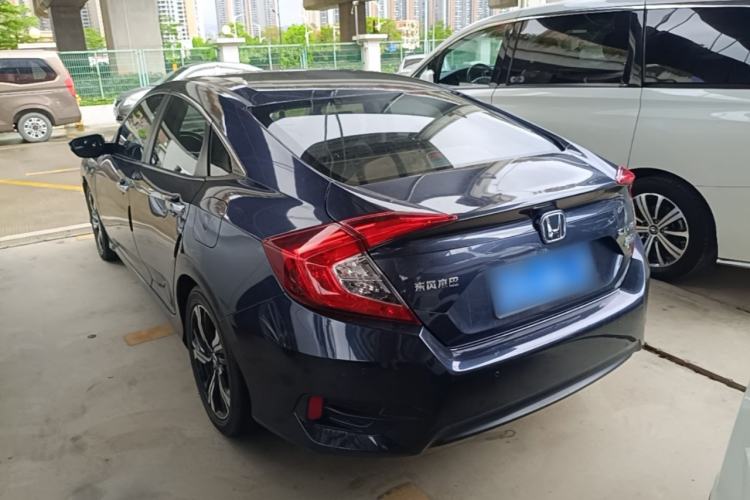 Used Honda Civic 2019 220TURBO CVT Power Edition China VI Emission Standard Rear Left 45 Deg