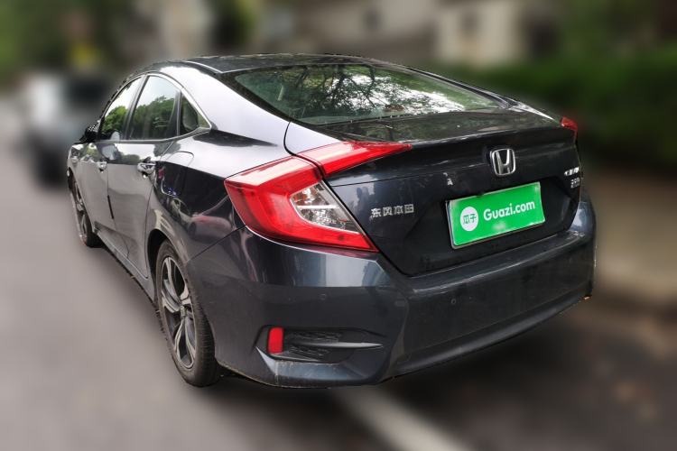 Used Honda Civic 2019 220TURBO CVT Power Edition China VI Emission Standard Rear Left 45 Deg
