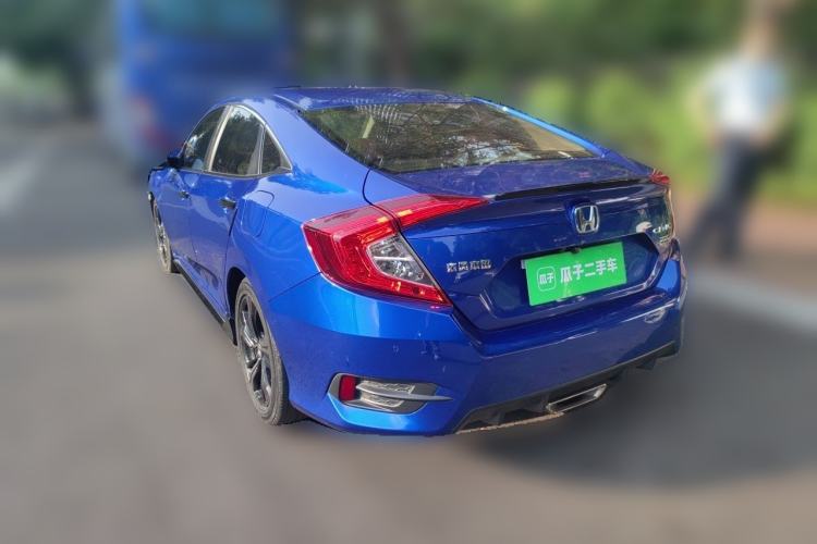 Used Honda Civic 2019 220TURBO CVT Dynamic Edition China V Emission Standard Rear Left 45 Deg