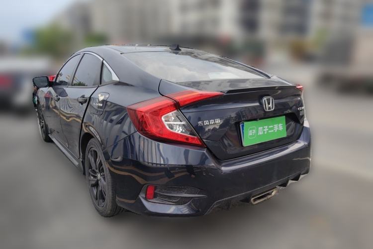 Used Honda Civic 2019 220TURBO CVT Dynamic Edition China V Emission Standard Rear Left 45 Deg