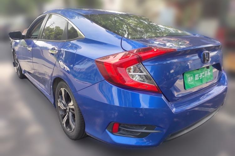 Used Honda Civic 2019 220TURBO CVT Power Edition China VI Emission Standard Rear Left 45 Deg