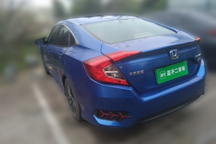 Used Honda Civic 2019 220TURBO CVT Dynamic Edition China VI Rear Left 45 Deg