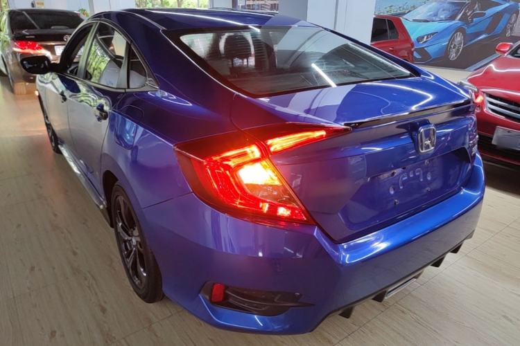 Used Honda Civic 2019 220TURBO CVT Dynamic Edition China VI Emission Standard Rear Left 45 Deg