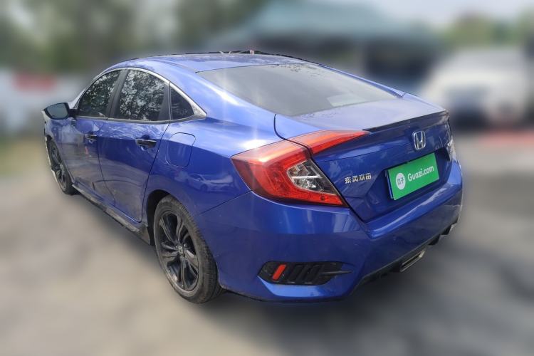 Used Honda Civic 2019 220TURBO CVT Dynamic Edition China VI Emission Standard Rear Left 45 Deg
