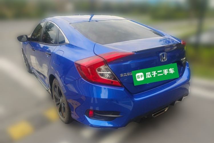 Used Honda Civic 2019 220TURBO CVT Dynamic Edition China VI Emission Standard Rear Left 45 Deg