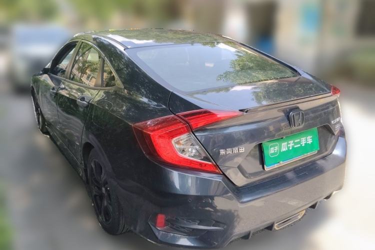 Used Honda Civic 2019 220TURBO CVT Dynamic Edition China VI Emission Standard Rear Left 45 Deg