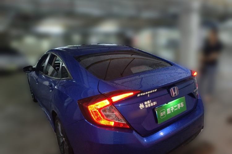 Used Honda Civic 2019 180TURBO CVT Shangdong Edition China V Rear Left 45 Deg