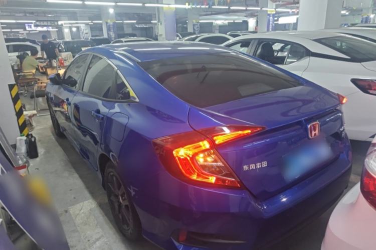 Used Honda Civic 2019 220TURBO CVT Dynamic Edition China VI Rear Left 45 Deg