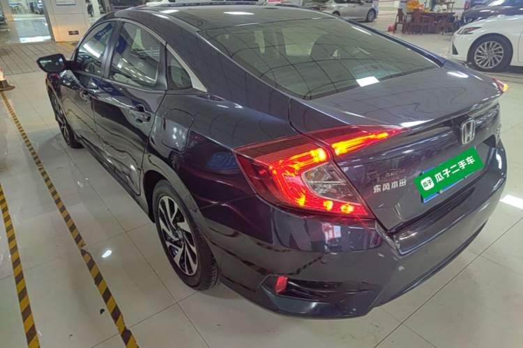 Used Honda Civic 2019 220TURBO CVT Dynamic Edition China VI Rear Left 45 Deg