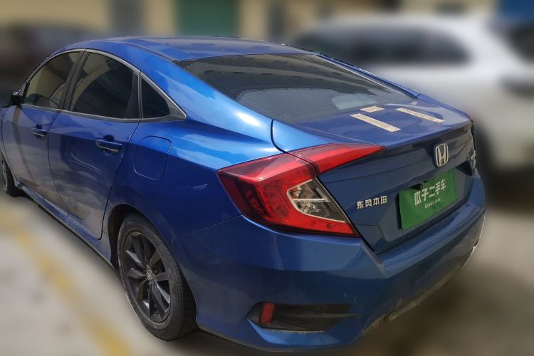 Used Honda Civic 2019 220TURBO CVT Dynamic Edition China VI Rear Left 45 Deg