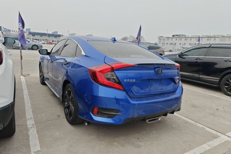 Used Honda Civic 2019 220TURBO CVT Dynamic Edition China VI Emission Standard Rear Left 45 Deg