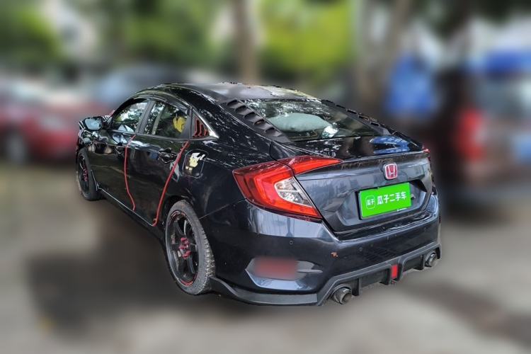 Used Honda Civic 2019 220TURBO Manual Jinkong Edition China V Emission Standard Rear Left 45 Deg