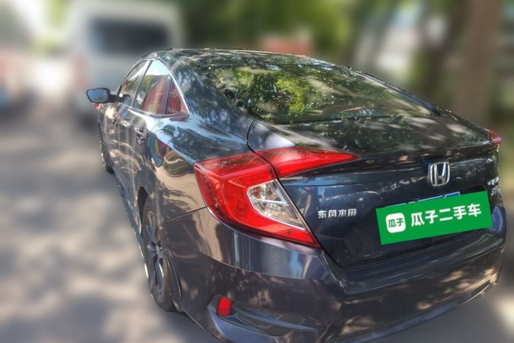 Used Honda Civic 2019 220TURBO CVT Dynamic Edition China VI Rear Left 45 Deg