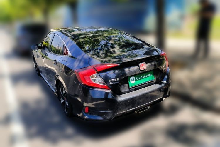 Used Honda Civic 2019 220TURBO CVT Dynamic Edition China VI Emission Standard Rear Left 45 Deg