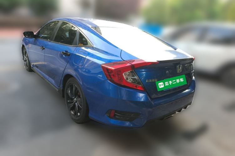 Used Honda Civic 2019 220TURBO CVT Dynamic Edition China V Emission Standard Rear Left 45 Deg