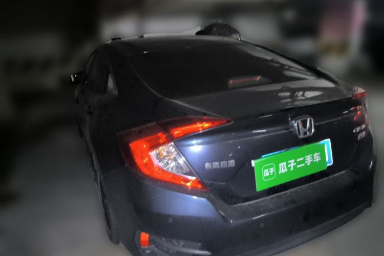 Used Honda Civic 2019 220TURBO CVT Dynamic Edition China VI Rear Left 45 Deg