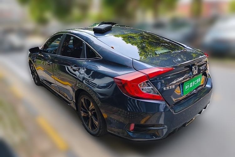 Used Honda Civic 2019 220TURBO CVT Dynamic Edition China V Emission Standard Rear Left 45 Deg