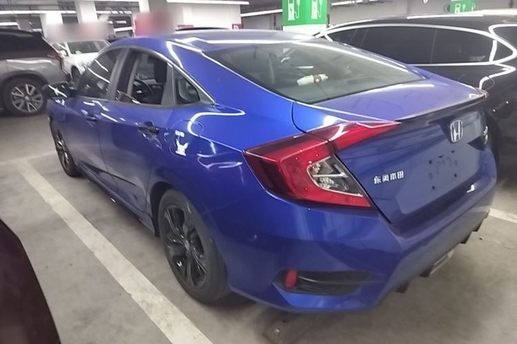 Used Honda Civic 2019 220TURBO CVT Dynamic Edition China VI Emission Standard Rear Left 45 Deg