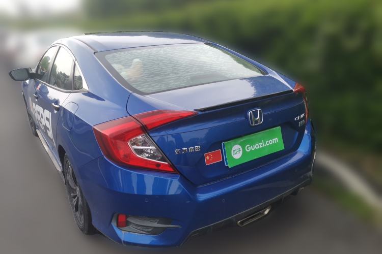 Used Honda Civic 2019 220TURBO CVT Dynamic Edition China VI Emission Standard Rear Left 45 Deg