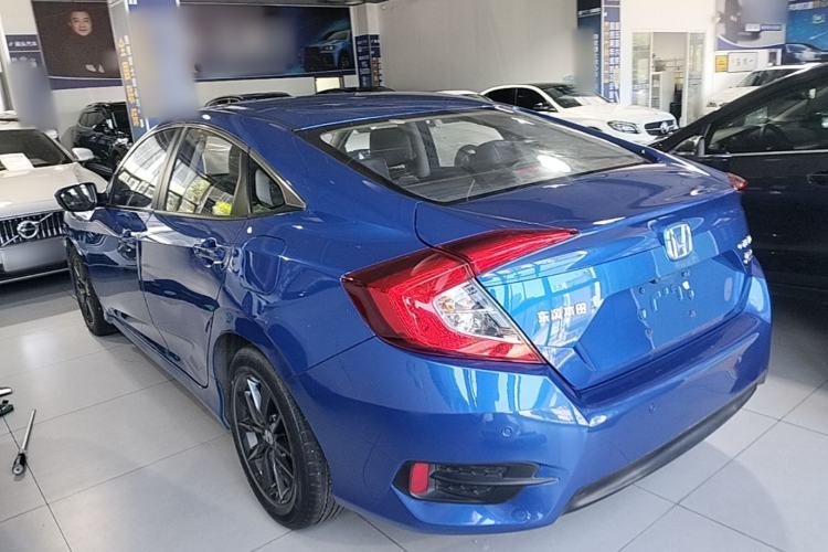 Used Honda Civic 2019 180TURBO CVT Shangdong Edition China VI Rear Left 45 Deg