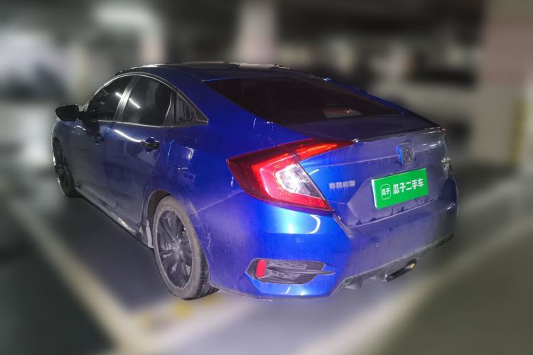 Used Honda Civic 2019 220TURBO CVT Dynamic Edition China VI Emission Standard Rear Left 45 Deg