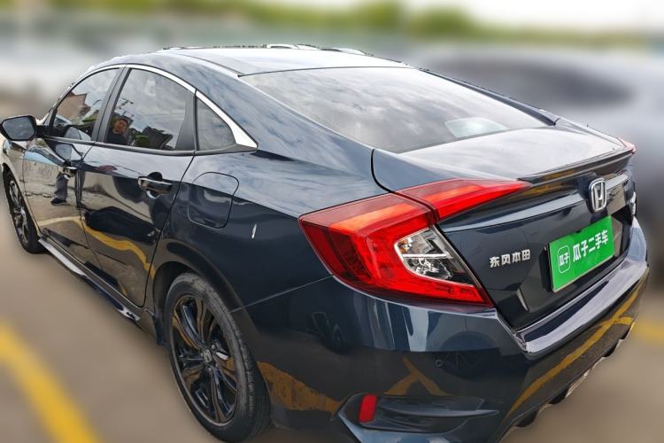 Used Honda Civic 2019 220TURBO CVT Dynamic Edition China VI Emission Standard Rear Left 45 Deg